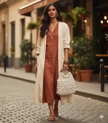 The Artisan Arch Macrame Handbag with Wooden Handles