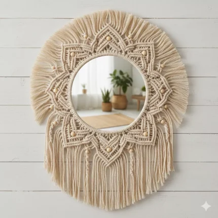 Macramé Decorative Wall Mirrors