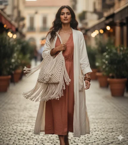 Terra Trails Bag with Cascade Fringe